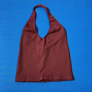 URBAN OUTFITTERS Rust-Red Cropped Tank